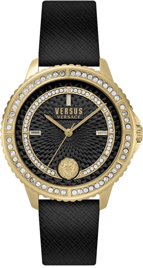 versus versace armbanduhr damen gold|versace x armani exchange.